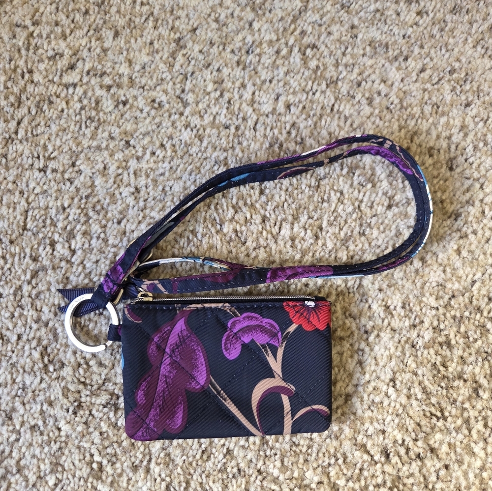 Vera Bradley Zip ID And Lanyard Set In Mayfair In Bloom
